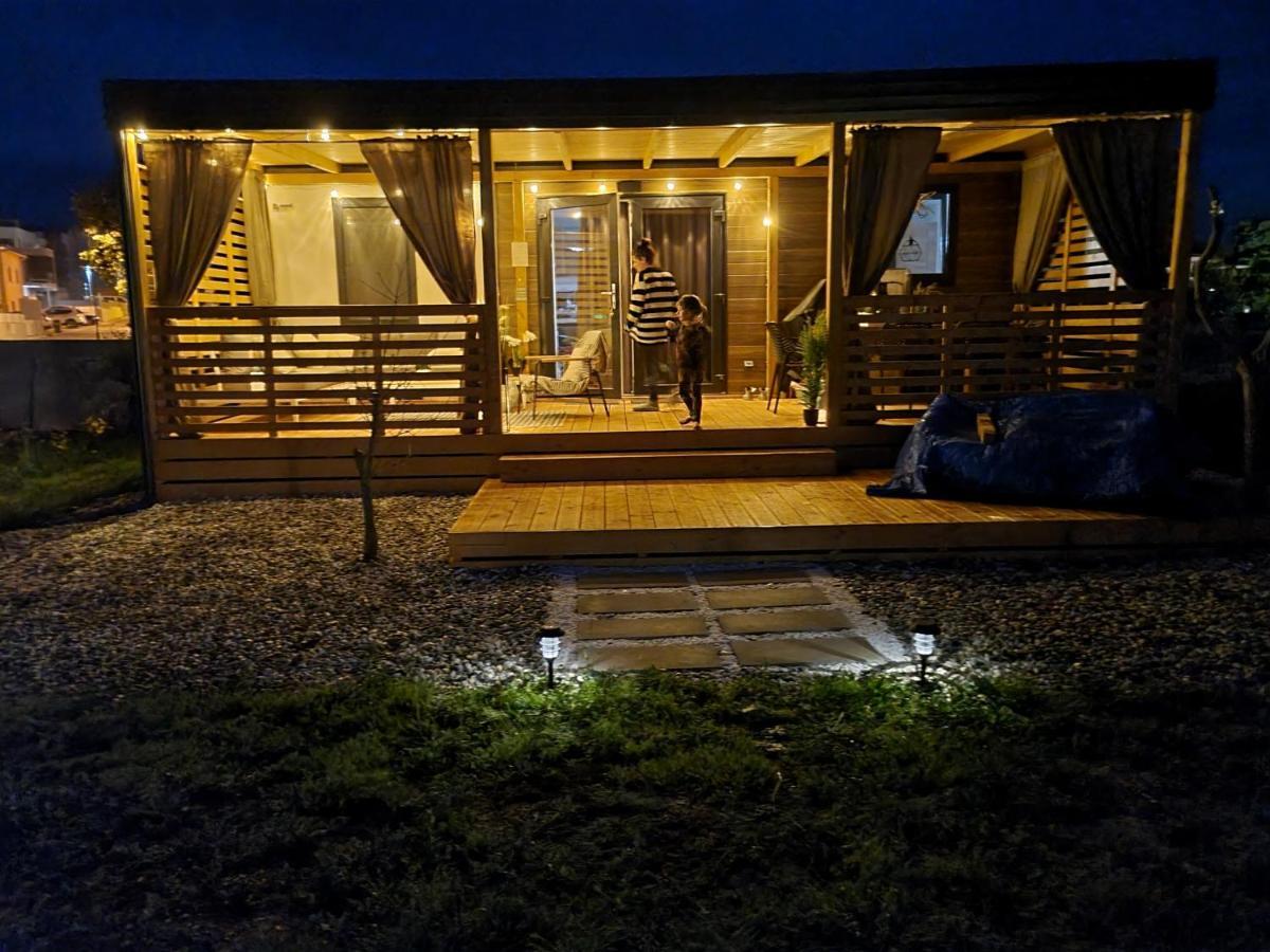 Mobilehome Elena Premium With Pool, Istria 班约勒 外观 照片